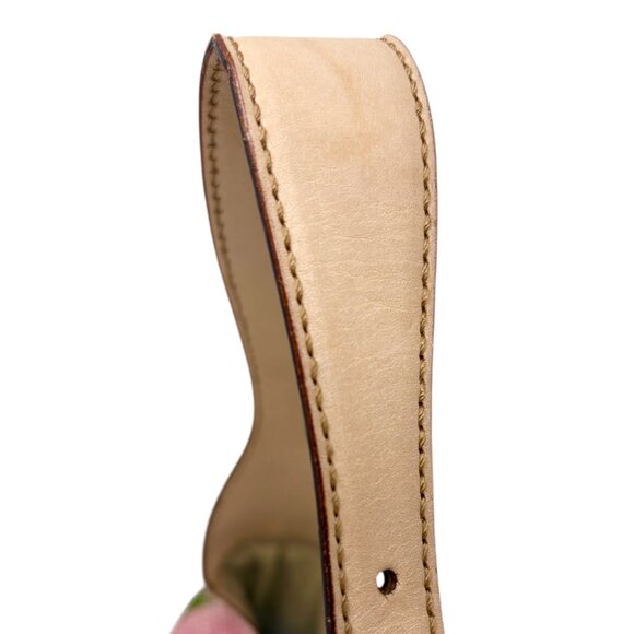 GUCCI Vintage Jackie Stripe Multicolor Shoulder Hobo Bag Handbag Beige [106050] - Picture 11 of 14